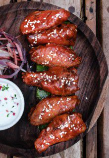 Fried & Fiery Chicken Wings (4 Pieces)