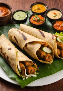 Veg Hara Bhara Kabab Roll
