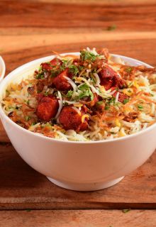 Paneer Tikka Biryani