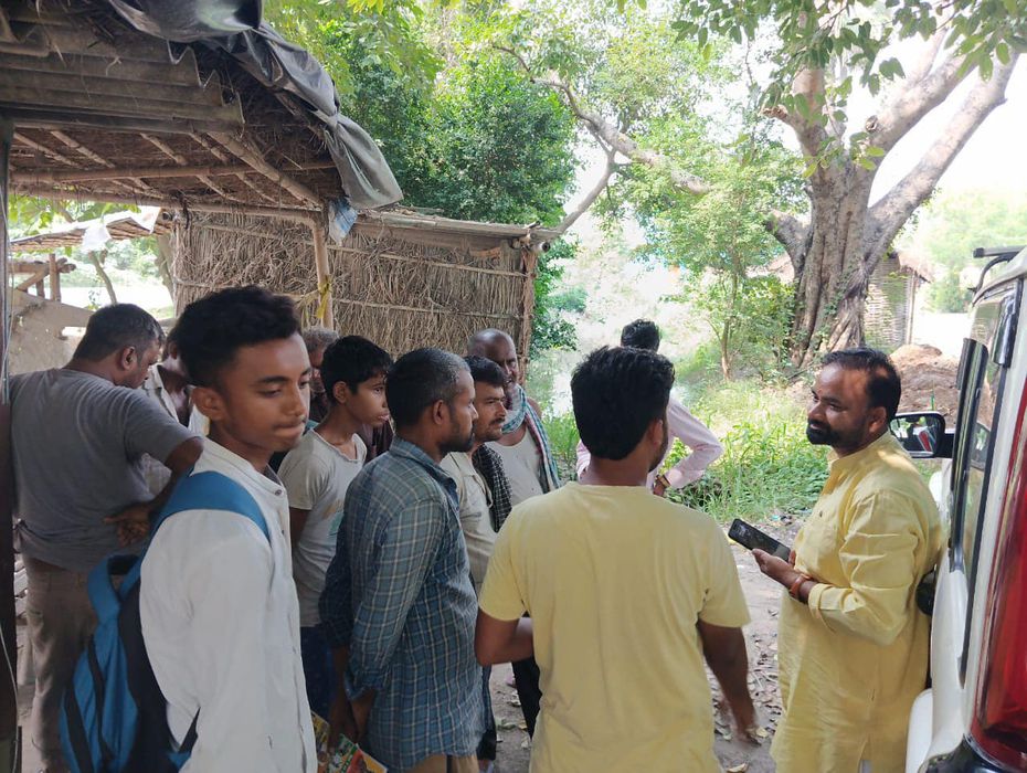 -बिहार प्रदेश महादलित प्रकोष्ठ के सह संयोजक सचिन राम के नेतृत्व में आज सकरा विधानसभा के मेथुरापुर रू