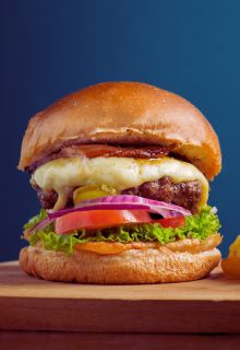 Schezwan Paneer Burger