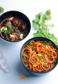 Chicken Noodles & Manchurian Combo