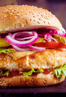 Chicken Makhni Classic Burger
