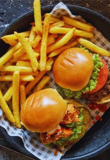 Alu Tikki Masala Classic Burger