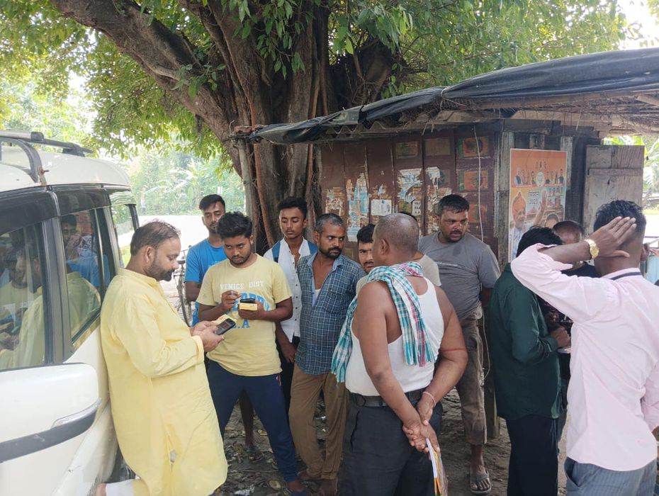 -बिहार प्रदेश महादलित प्रकोष्ठ के सह संयोजक सचिन राम के नेतृत्व में आज सकरा विधानसभा के मेथुरापुर रू