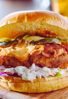 Chicken Malai Classic Burger