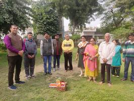 इंदिरानगर लखनऊ के सामने पार्क के जीर्णोद्धार का काम हुआ शुरू