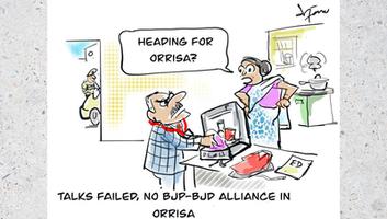 कार्टूनिस्टों के घेरे में ED