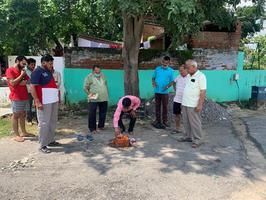 "काम किया है, काम करेंगे", की विचारधारा के साथ मैथिलीशरण गुप्त वार्ड में हुआ विकास कार्य का शुभारंभ