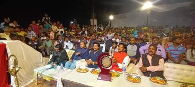 आयुष्मान कार्ड वितरण एवं डांस काम्पिटिशन कार्यक्रम में उमड़ा युवाओं का सैलाब