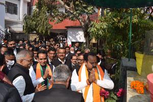 लखनऊ मध्य विधानसभा प्रत्याशी श्री रजनीश गुप्ता के समर्थन में सेंट्रल बार एसोसिएशन में जनसभा