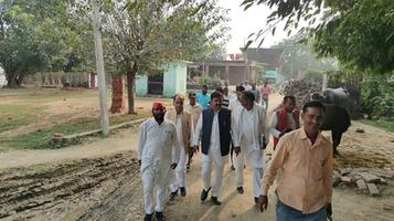 लखीमपुर खीरी के विभिन्न ग्रामों में (गोला गोकर्णनाथ उपचुनाव) में चौपाल सभा को संबोधन