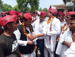 छोटे लोहिया श्री जनेश्वर मिश्र की जयंती पर कायमगंज विधानसभा में सपा की साइकिल रैली