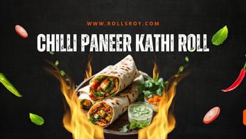 Chilli Paneer Kathi Roll
