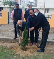 पौधरोपण के जरिए मैथिलीशरण गुप्त वार्ड में दिया गया पर्यावरण संरक्षण का संदेश