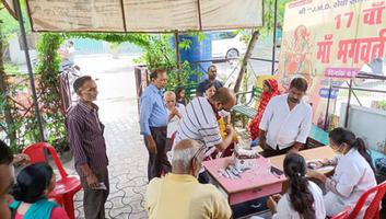 शिवपाल सावरिया - कुँवर ज्योति प्रसाद वार्ड में आयोजित हुआ 65वां नेशन शिविर वैक्सीनेशन शिविर