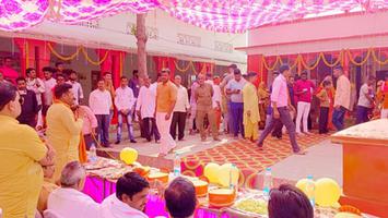 ग्राम मारुफ़पुर में धूमधाम से निकाली भगवान श्रीराम की शोभायात्रा, जयकारों से गूंजा उठा क्षेत्र