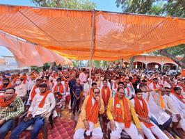 भाजपा प्रत्याशी सांसद मा डॉ महेंद्र नाथ पांडे जी के समर्थन में हटिया ग्राम पंचायत में जनसभा