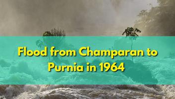 कोसी नदी अपडेट - नदी में पानी नहीं आया मगर बाढ़ आई, 1964 में चंपारण से पूर्णिया तक आई बाढ़