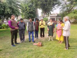 इंदिरानगर लखनऊ के सामने पार्क के जीर्णोद्धार का काम हुआ शुरू