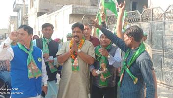 अमल कुमार - दिल्ली एमसीडी चुनाव में जदयू के पक्ष में मतदान हेतु बूढ़पुर में हुआ डोर टू डोर चुनाव प्रचार