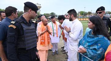 अक्षय चौधरी - बागपत आगमन पर आदरणीय मुख्यमंत्री श्री योगी आदित्यनाथ जी का हार्दिक अभिनंदन