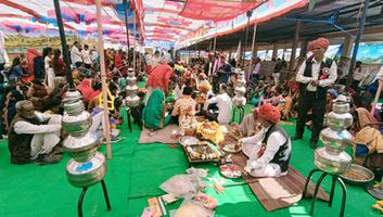 श्यामलाल जोकचंद - मेवाड़ा धनगर गायरी समाज के सामुहिक विवाह सम्मलेन में की शिरकत, जोड़ों को प्रदान किए उपहार