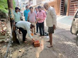 "काम किया है, काम करेंगे", की विचारधारा के साथ मैथिलीशरण गुप्त वार्ड में हुआ विकास कार्य का शुभारंभ