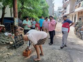 "काम किया है, काम करेंगे", की विचारधारा के साथ मैथिलीशरण गुप्त वार्ड में हुआ विकास कार्य का शुभारंभ