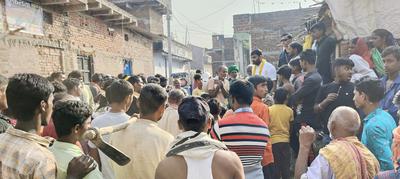 सैथा गांव में किया गया लाखों की सड़क निर्माण कार्य का मंगल आरंभ