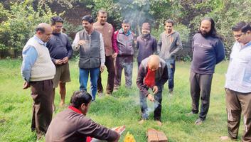 दिलीप श्रीवास्तव - मैथिलीशरण गुप्त वार्ड के इंदिरानगर  में स्थानीय पार्क का शुरू हुआ जीर्णोद्धार