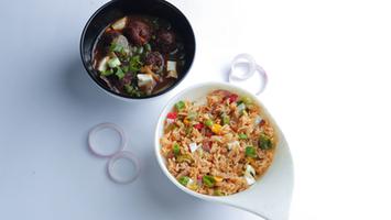 Chicken Fried Rice & Manchurian Combo