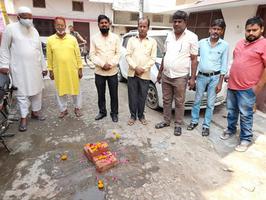 मैथिलीशरण गुप्त वार्ड के बी ब्लॉक में हुआ नाली व इंटरलॉकिंग टाइल्स निर्माण कार्य