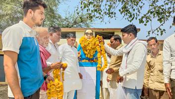 श्यामलाल जोकचंद - काचरिया चंद्रावत में मनाई गई भारत रत्न बाबा साहब डॉ भीमराव अंबेडकर जी की जयंती