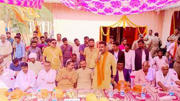 ग्राम मारुफ़पुर में धूमधाम से निकाली भगवान श्रीराम की शोभायात्रा, जयकारों से गूंजा उठा क्षेत्र