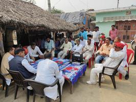 लखीमपुर खीरी के विभिन्न ग्रामों में (गोला गोकर्णनाथ उपचुनाव) में चौपाल सभा को संबोधन