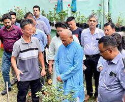 गंगटोक में मंत्री महोदय ने लिया प्राकृतिक खेती का जायजा