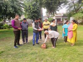 इंदिरानगर लखनऊ के सामने पार्क के जीर्णोद्धार का काम हुआ शुरू