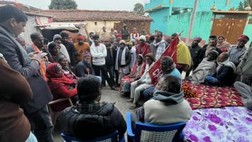 जलाशय निर्माण के कारण नवादा जिले के मधुवन और मोतनाज गांवों पर मंडराया विस्थापन का खतरा