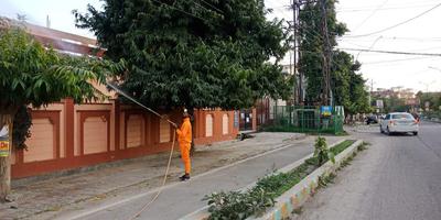 कोरोना वायरस से बचाव को लेकर कराया गया सैनिटाइजेशन कार्य