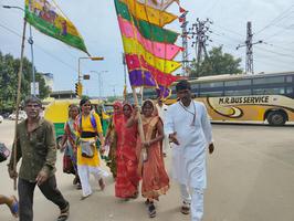 प्रतिज्ञा पदयात्रा - वो कांग्रेस मुक्त करना चाहते थे हम भी निकल पड़े हैं हमारी भी जिद है