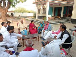 आजमगढ़ की जनता से अपील कर प्रत्याशी धर्मेंद्र यादव को बहुमत से जिताने हेतु जनचौपाल का आयोजन