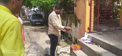 "काम किया है, काम करेंगे", की विचारधारा के साथ मैथिलीशरण गुप्त वार्ड में हुआ विकास कार्य का शुभारंभ