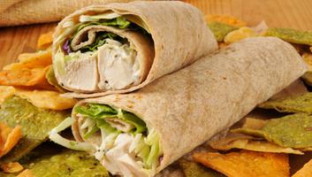 Fresh Veggie & Grilled Chicken Wrap