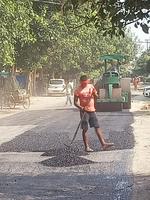 पैच सुधार कार्य से वार्ड की सड़कों को मिलेगा नया स्वरूप