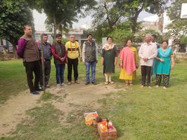 इंदिरानगर लखनऊ के सामने पार्क के जीर्णोद्धार का काम हुआ शुरू