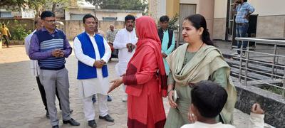 दिल्ली नगर निगम चुनावों में अलीपुर वार्ड में किया गया प्रचार