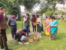 इंदिरानगर लखनऊ के सामने पार्क के जीर्णोद्धार का काम हुआ शुरू