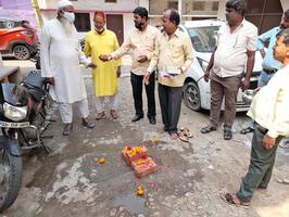 मैथिलीशरण गुप्त वार्ड के बी ब्लॉक में हुआ नाली व इंटरलॉकिंग टाइल्स निर्माण कार्य