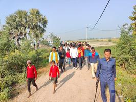 निरंतर छठे दिन भभुआ प्रखंड के विभिन्न ग्रामों का किया गया निरीक्षण